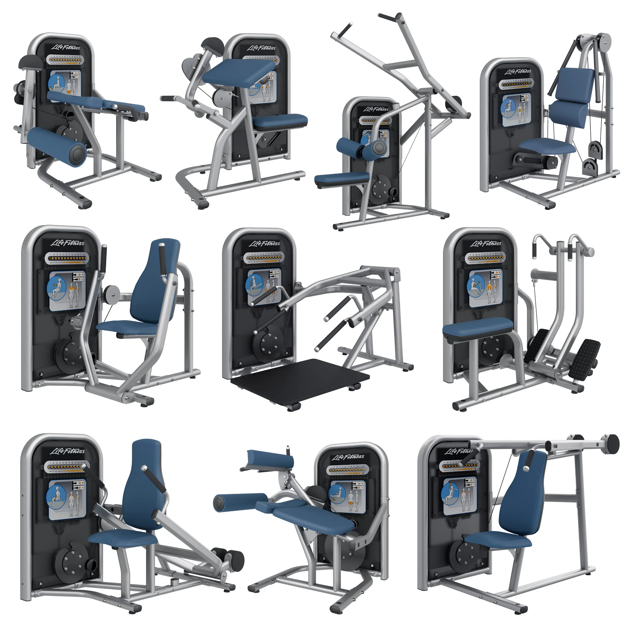 Life Fitness Circuit Series Bundle - Used 1 Life Fitness Circuit Series Bundle