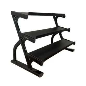 Life Fitness Axiom Series 3-Tier Hex Dumbbell Rack